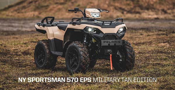 New Sportsman 570 EPS Military Tan Edition